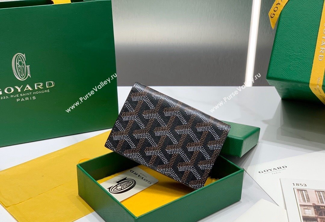 Goyard Malesherbes Card Holder Wallet Black 2024 8510 (ZHANG-240418029)