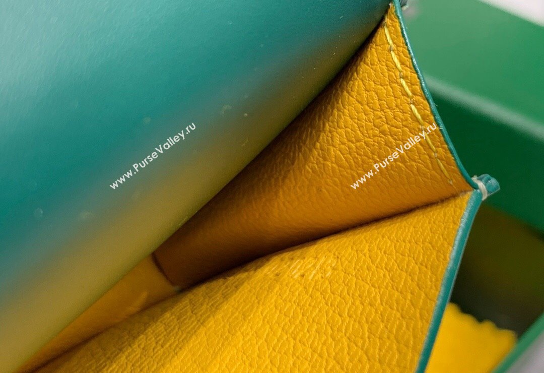 Goyard Malesherbes Card Holder Wallet Green 2024 8510 (ZHANG-240418030)