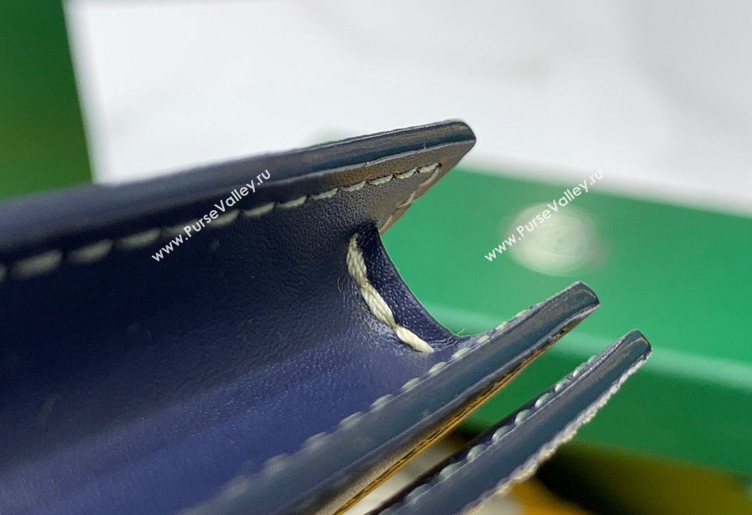 Goyard Malesherbes Card Holder Wallet Navy Blue 2024 8510 (ZHANG-240418032)