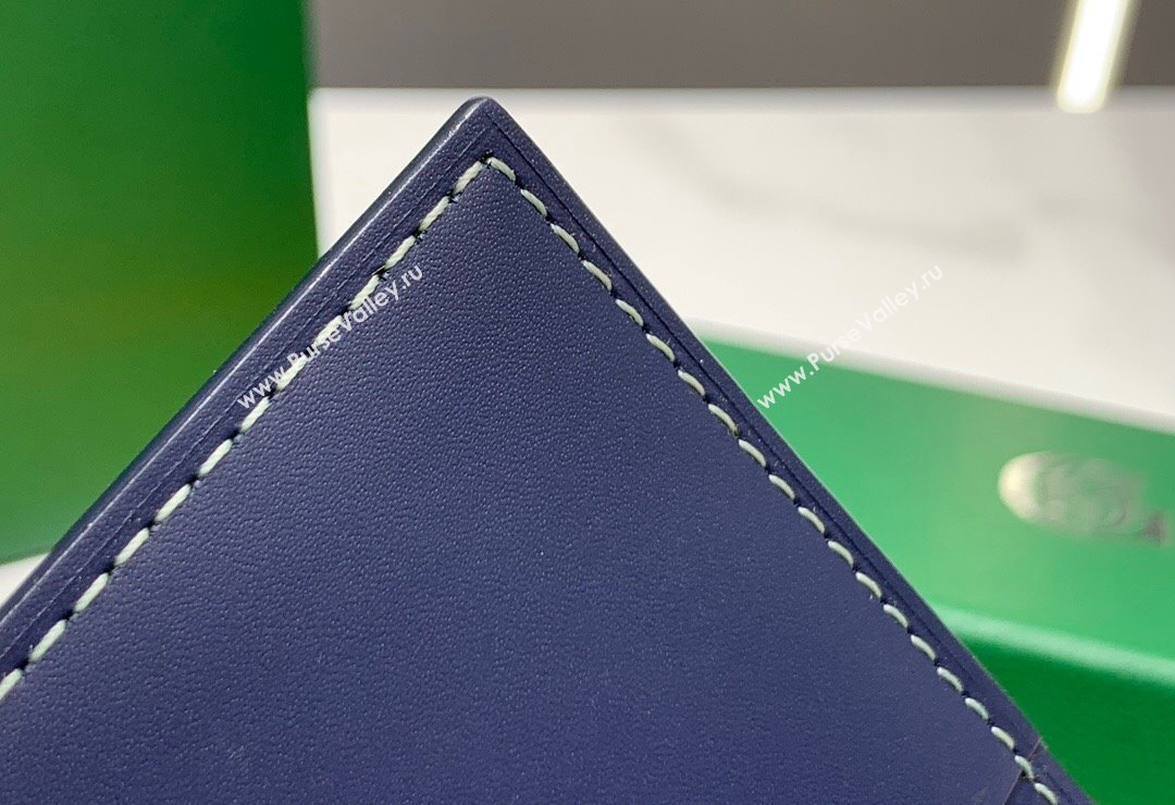 Goyard Malesherbes Card Holder Wallet Navy Blue 2024 8510 (ZHANG-240418032)