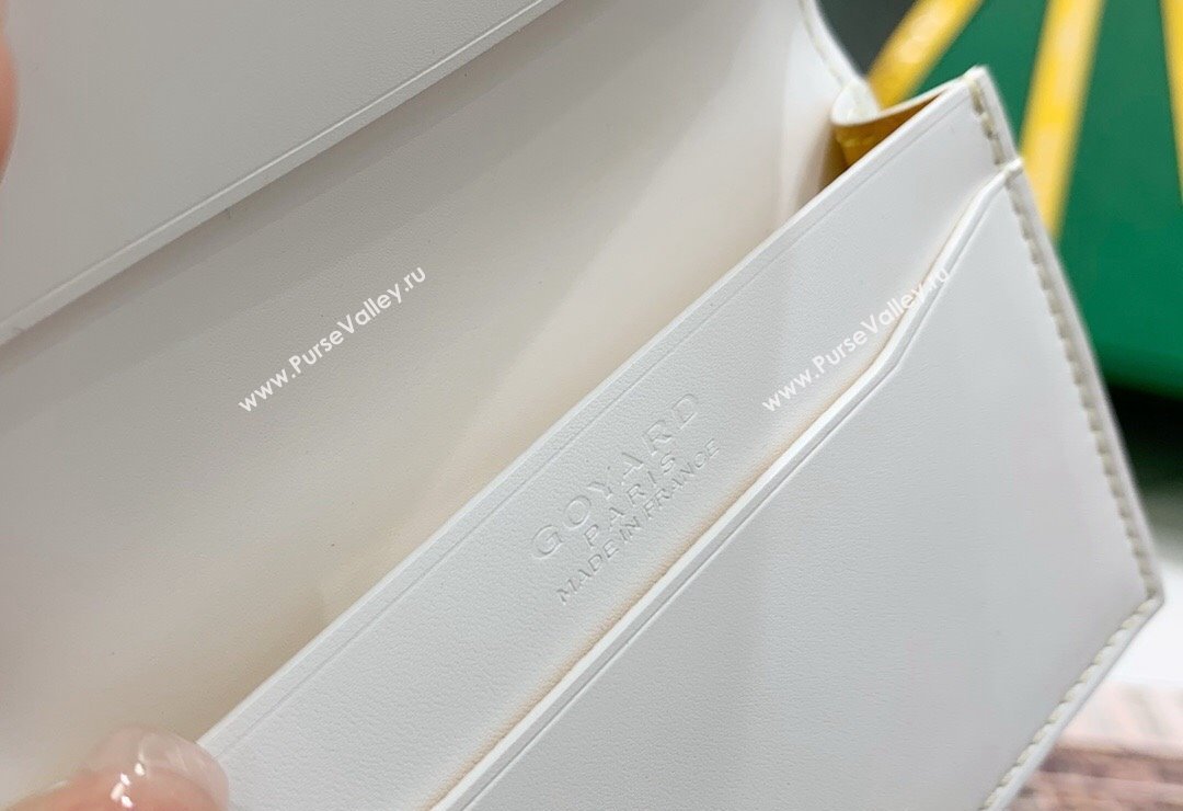 Goyard Malesherbes Card Holder Wallet White 2024 8510 (ZHANG-240418034)