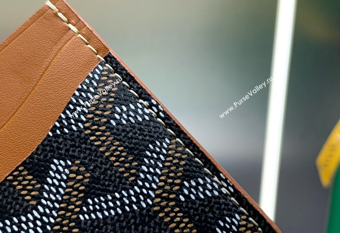 Goyard Saint-Sulpice Card Case Wallet Brown 2024 8501 (ZHANG-240418036)