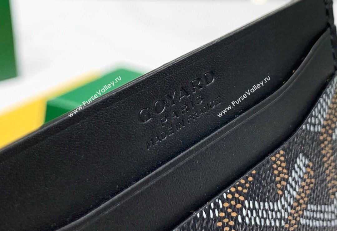 Goyard Saint-Sulpice Card Case Wallet Black 2024 8501 (ZHANG-240418037)