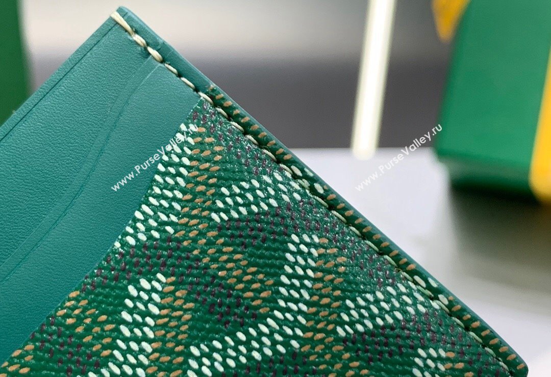 Goyard Saint-Sulpice Card Case Wallet Green 2024 8501 (ZHANG-240418039)