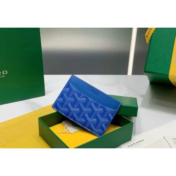 Goyard Saint-Sulpice Card Case Wallet Sky Blue 2024 8501 (ZHANG-240418043)
