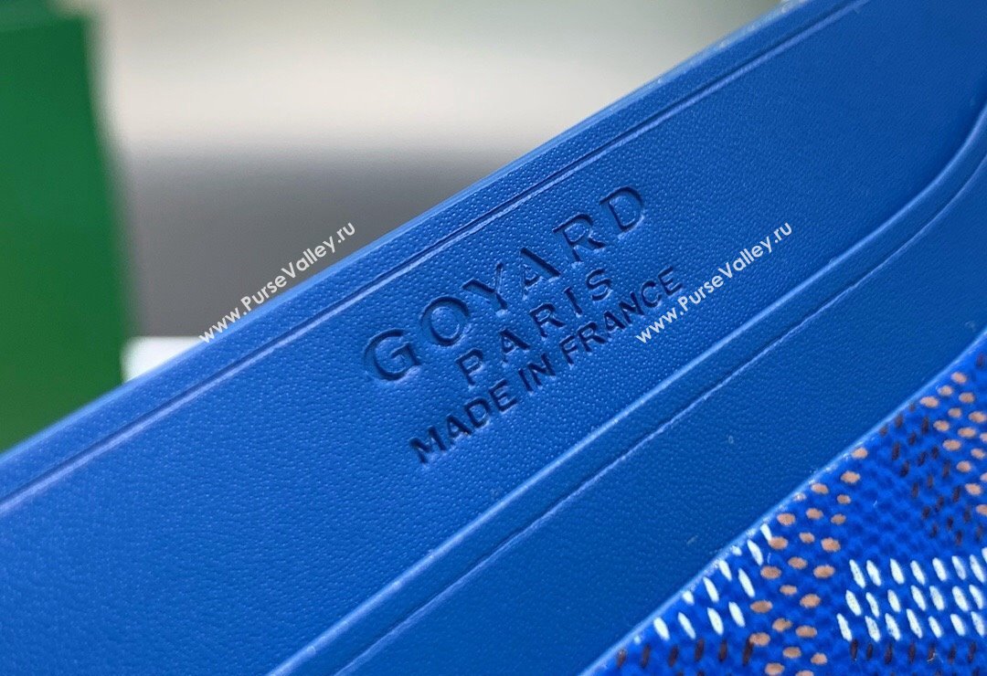 Goyard Saint-Sulpice Card Case Wallet Sky Blue 2024 8501 (ZHANG-240418043)