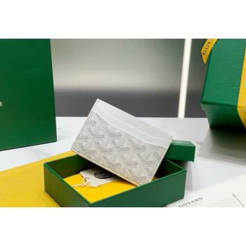 Goyard Saint-Sulpice Card Case Wallet White 2024 8501 (ZHANG-240418044)