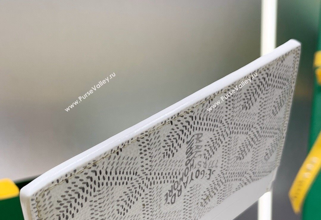 Goyard Saint-Sulpice Card Case Wallet White 2024 8501 (ZHANG-240418044)
