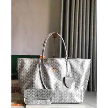 Goyard Saint Louis GM Tote Bag Silver 2024 020144 (nana-240713048)