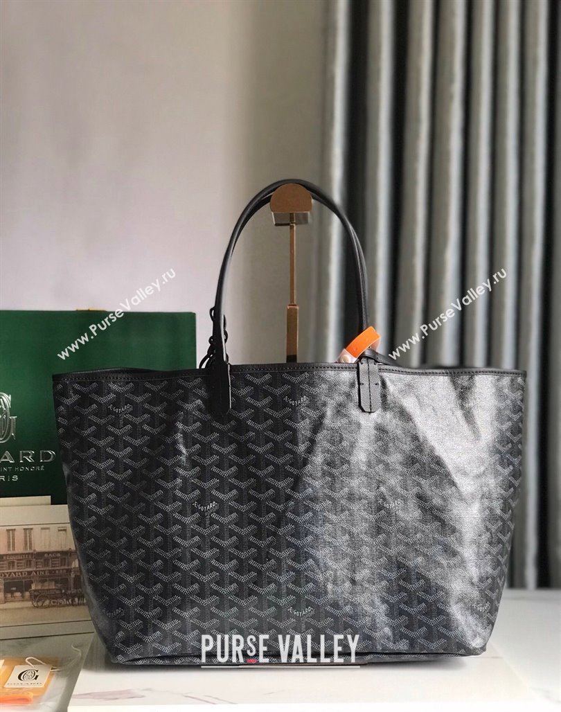 Goyard Saint Louis PM Tote Bag Black 2024 020184 (nana-240713041)