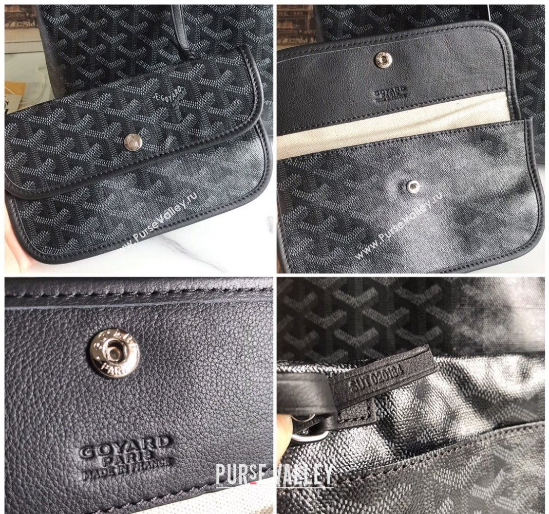 Goyard Saint Louis PM Tote Bag Black 020146M (YY-240418051)