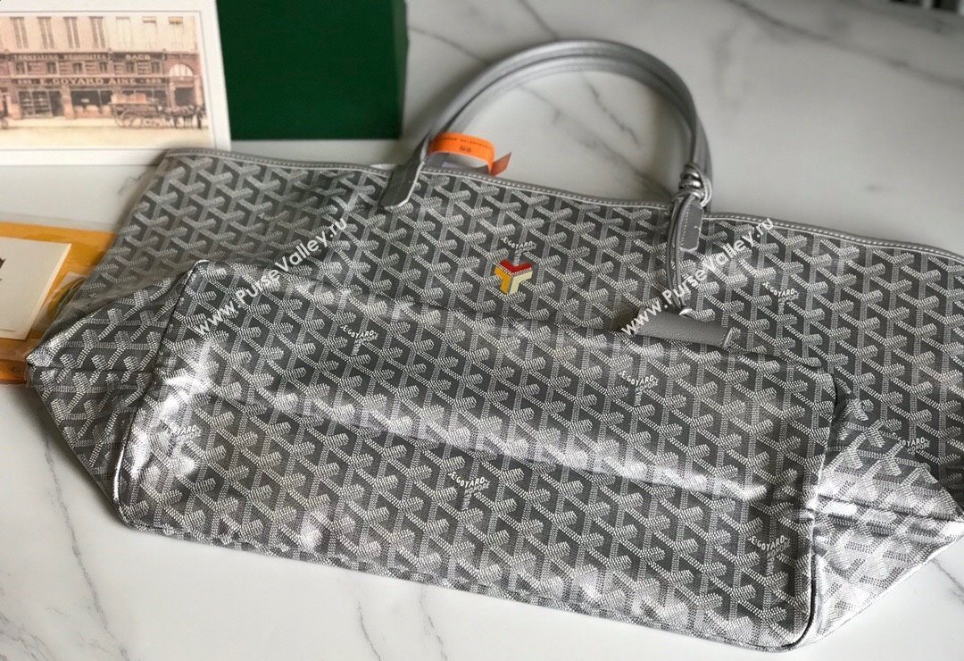 Goyard Saint Louis GM Tote Bag Silver 020146L (YY-240418046)