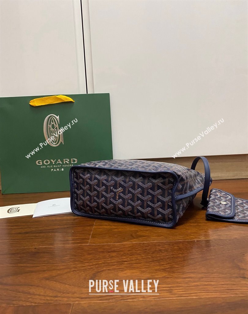 Goyard Anjou Mini Tote Bag 2321 Navy Blue 2023 Top (ZHANG-240418001)