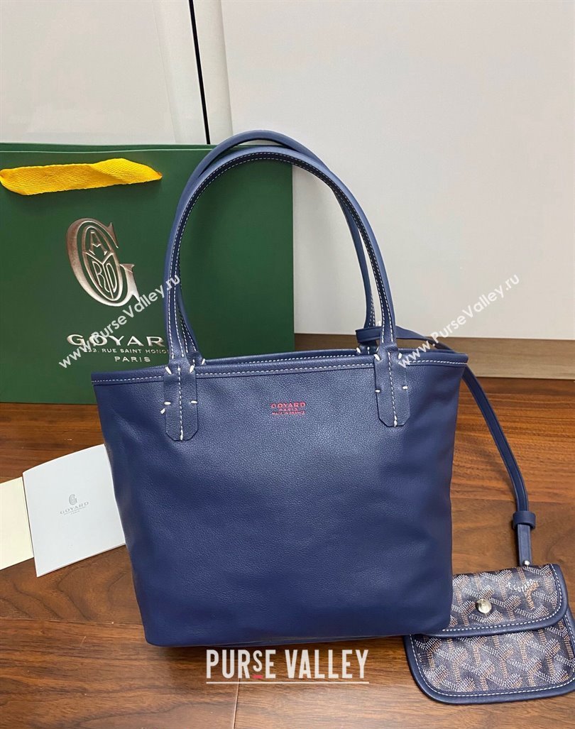 Goyard Anjou Mini Tote Bag 2321 Navy Blue 2023 Top (ZHANG-240418001)