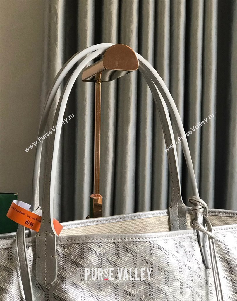 Goyard Saint Louis GM Tote Bag Silver 2024 020144 (nana-240713048)