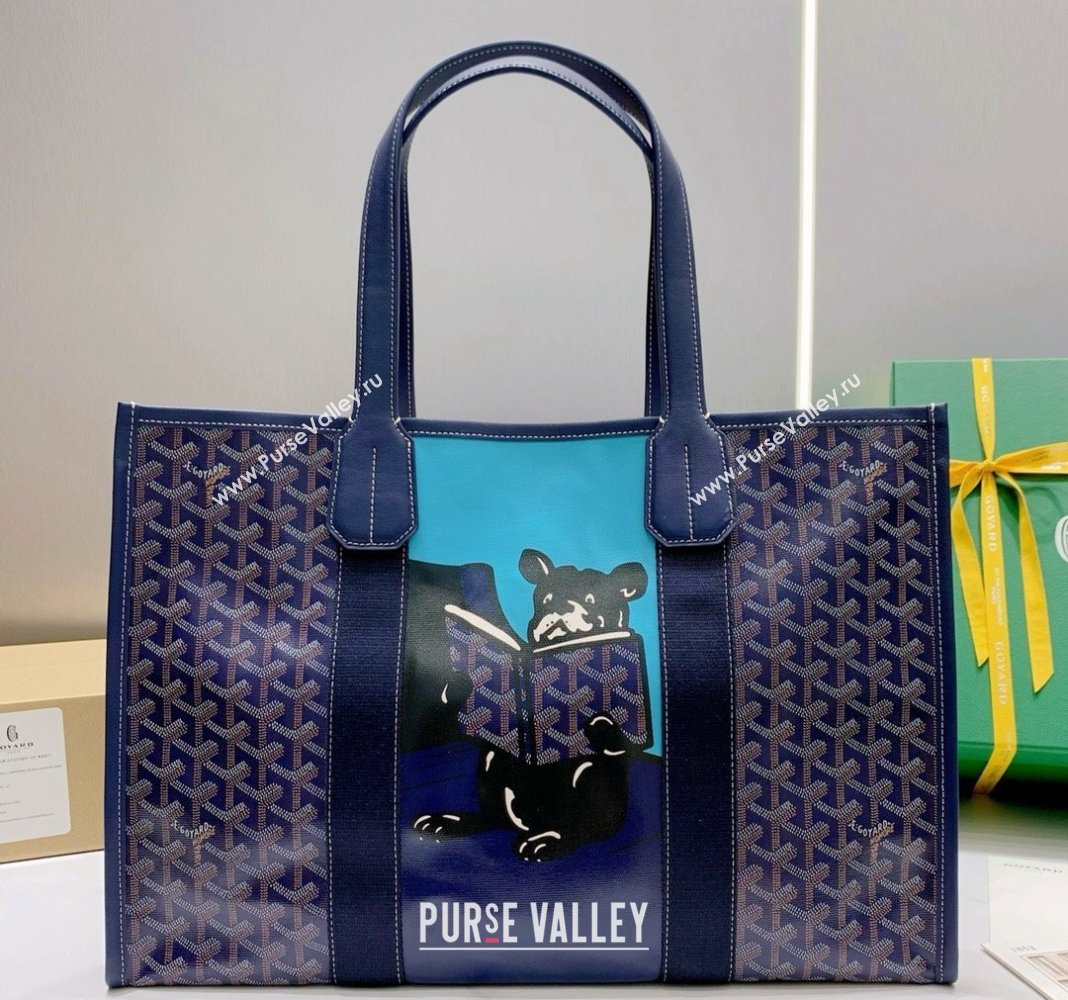 Goyard Villette Tote Bag with Bulldog Sky Blue 2024 020197 (ZHANG-240418003)