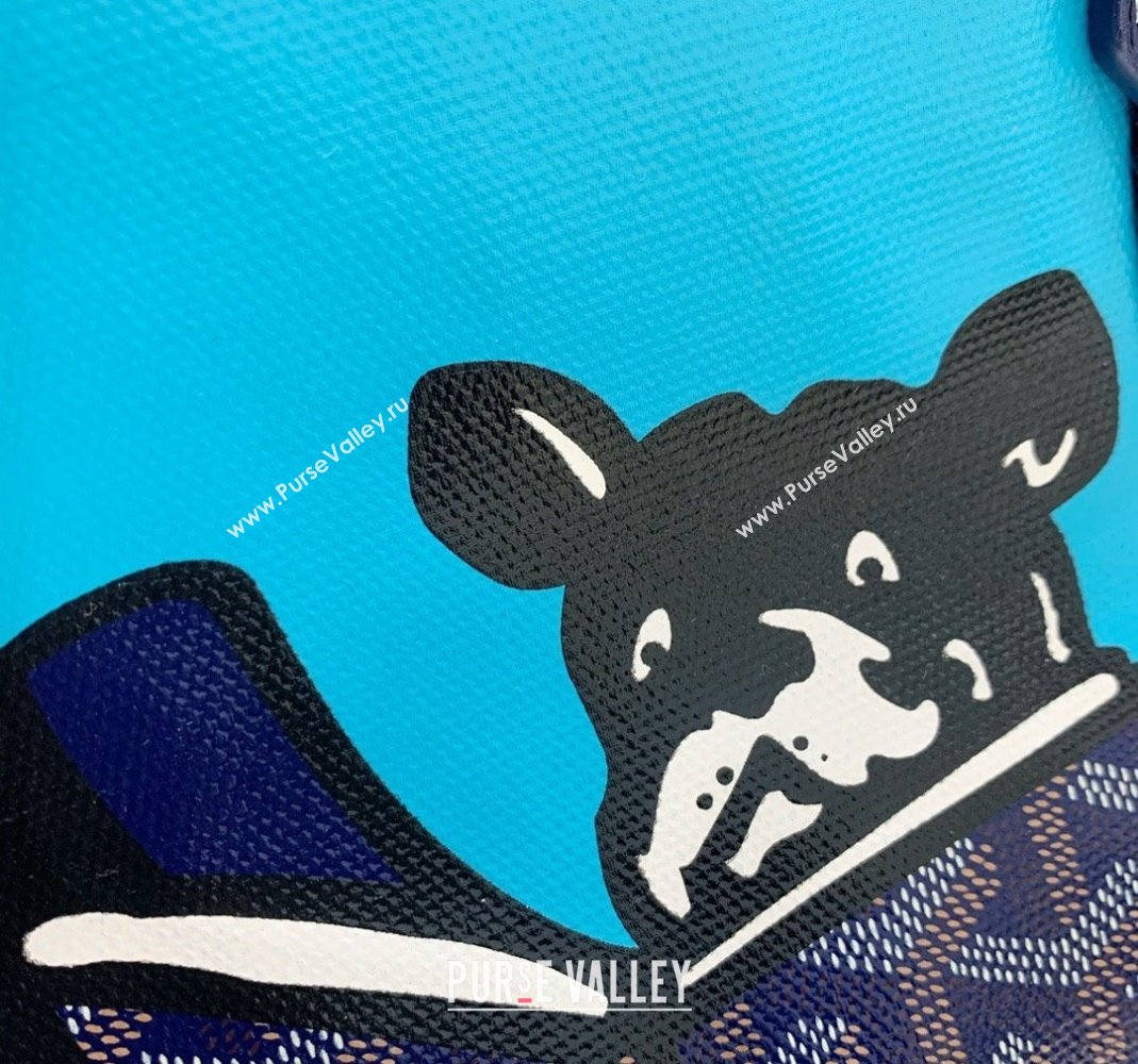 Goyard Villette Tote Bag with Bulldog Sky Blue 2024 020197 (ZHANG-240418003)