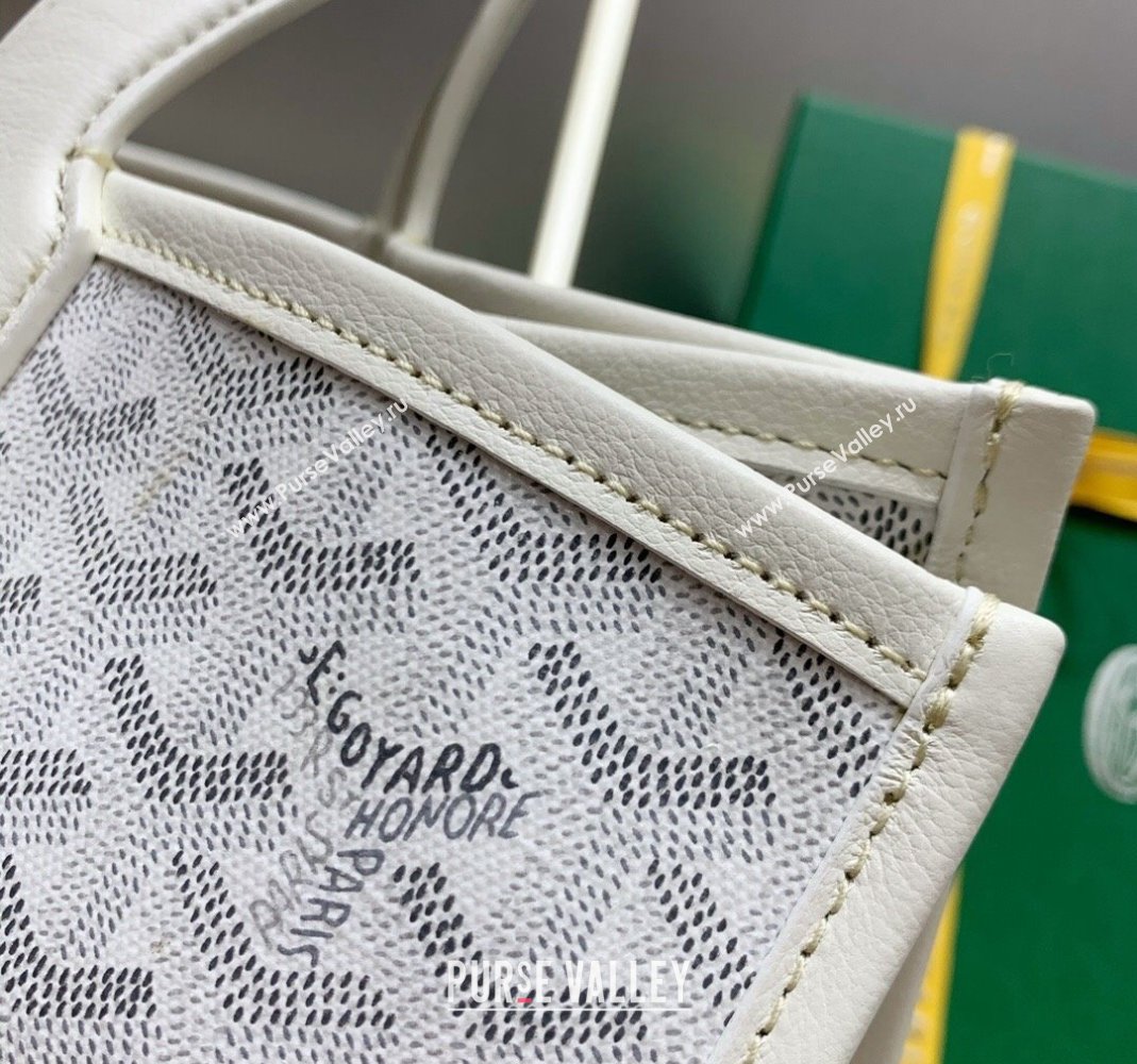 Goyard Villette Tote Bag with Bulldog White 2024 020197 (ZHANG-240418004)