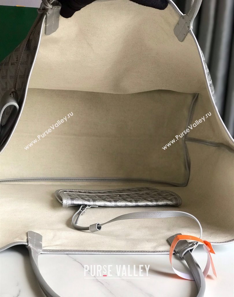 Goyard Saint Louis GM Tote Bag Silver 020146L (YY-240418046)