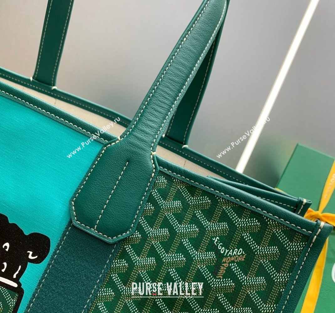 Goyard Villette Tote Bag with Bulldog Green 2024 020197 (ZHANG-240418005)