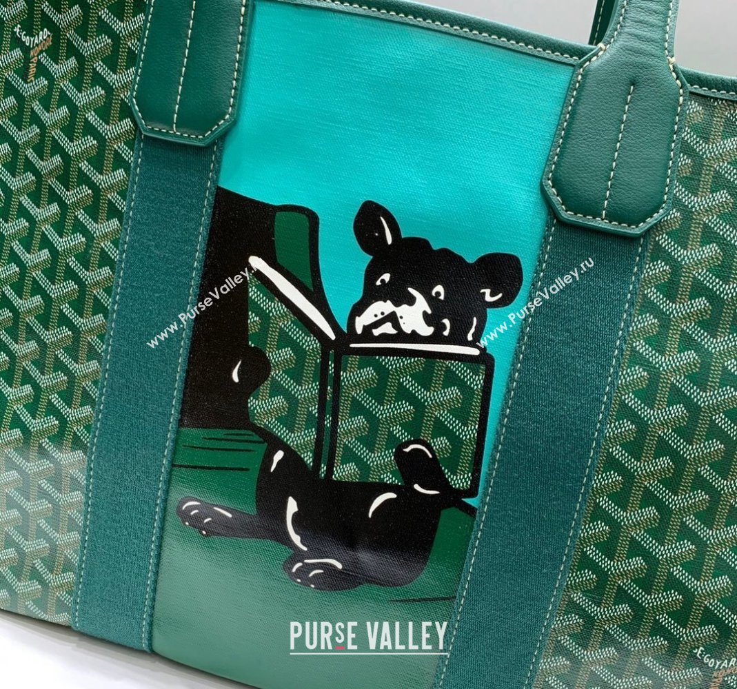 Goyard Villette Tote Bag with Bulldog Green 2024 020197 (ZHANG-240418005)
