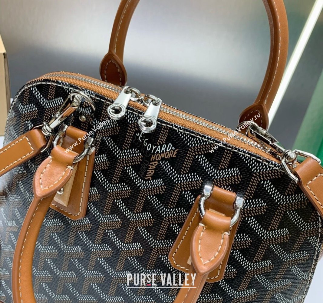 Goyard Vendôme PM Top Handle bag Brown 2024 020206 (ZHANG-240527048)