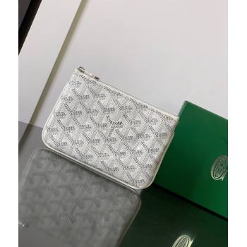 Goyard Senat Mini Pouch White 2024 1061XS (ZHANG-240527052)