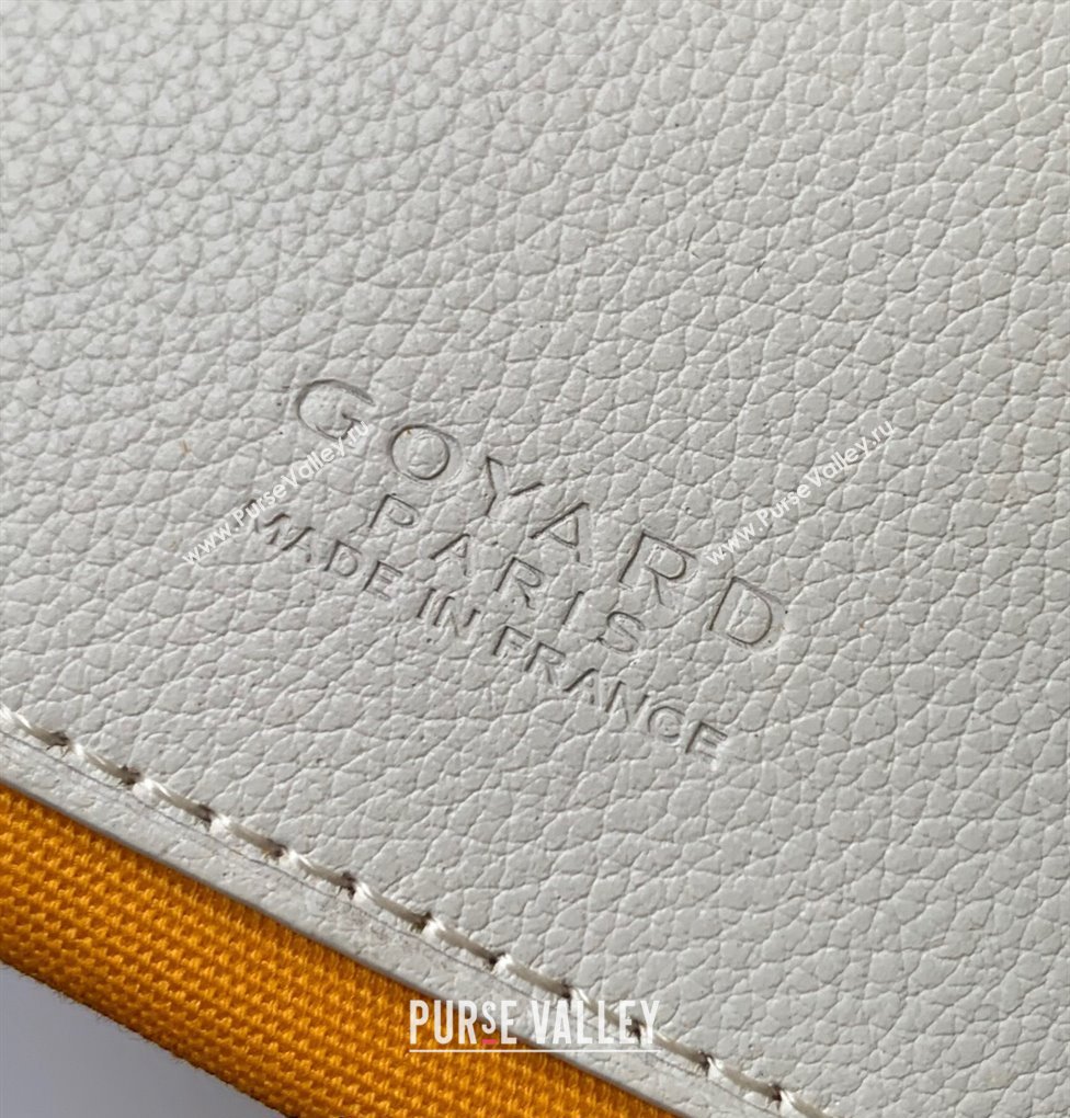 Goyard Senat Mini Pouch White 2024 1061XS (ZHANG-240527052)