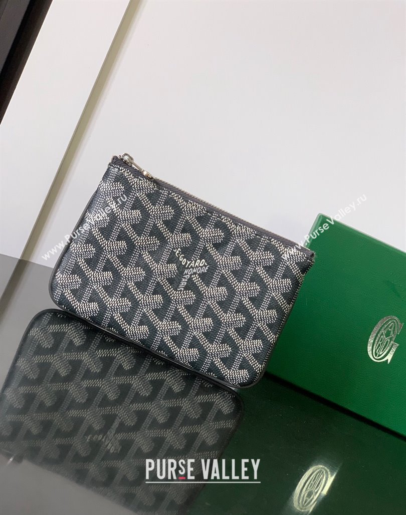 Goyard Senat Mini Pouch Grey 2024 1061XS (ZHANG-240527053)