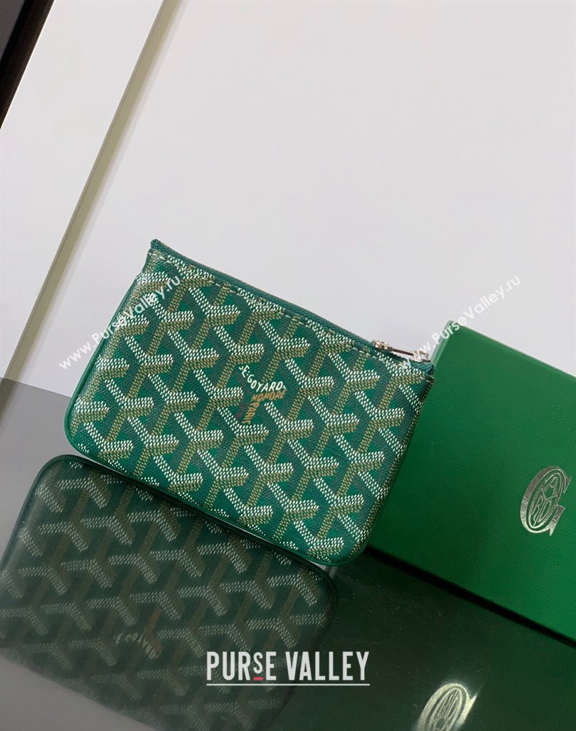 Goyard Senat Mini Pouch Green 2024 1061XS (ZHANG-240527054)