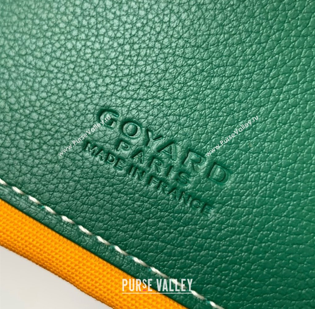 Goyard Senat Mini Pouch Green 2024 1061XS (ZHANG-240527054)