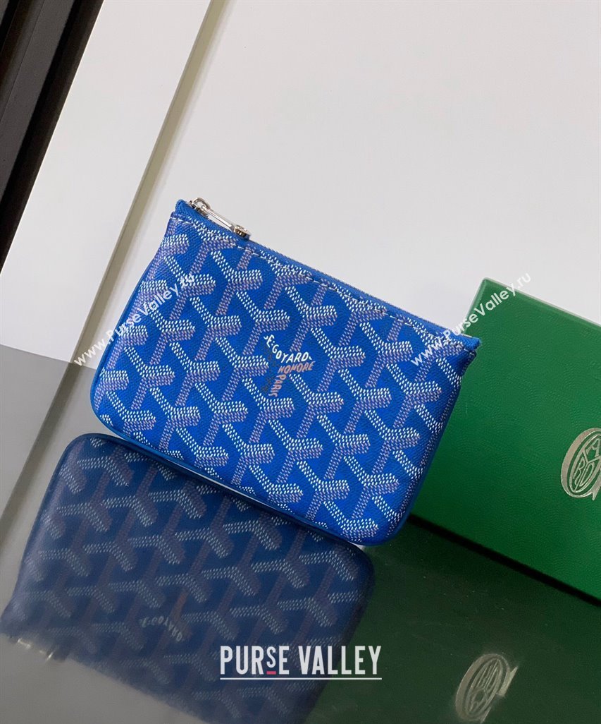 Goyard Senat Mini Pouch Sky Blue 2024 1061XS (ZHANG-240527055)