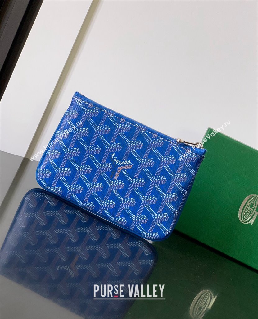 Goyard Senat Mini Pouch Sky Blue 2024 1061XS (ZHANG-240527055)