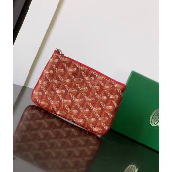 Goyard Senat Mini Pouch Red 2024 1061XS (ZHANG-240527057)