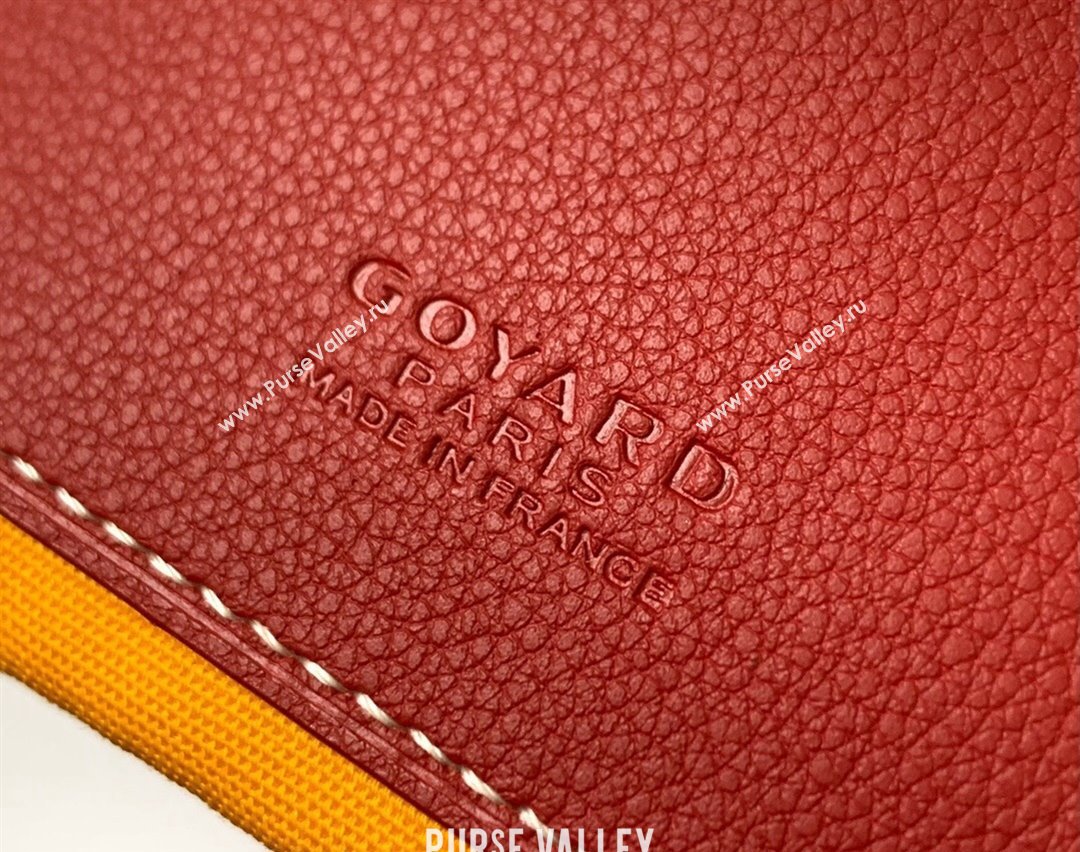 Goyard Senat Mini Pouch Red 2024 1061XS (ZHANG-240527057)