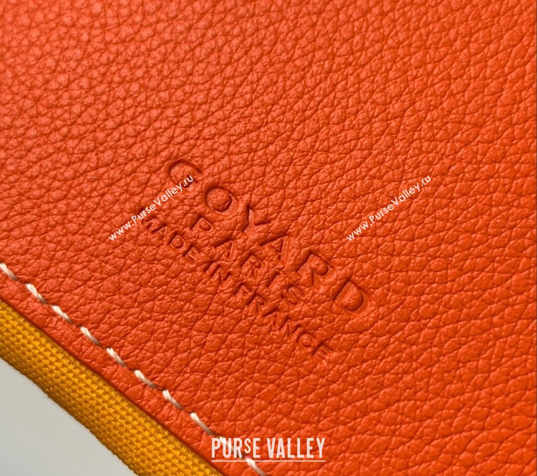 Goyard Senat Mini Pouch Orange 2024 1061XS (ZHANG-240527058)