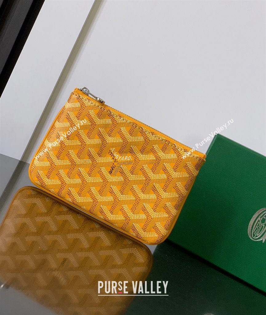 Goyard Senat Mini Pouch Yellow 2024 1061XS (ZHANG-240527059)