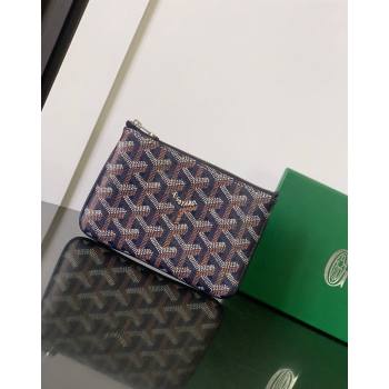 Goyard Senat Mini Pouch Navy Blue 2024 1061XS (ZHANG-240527060)