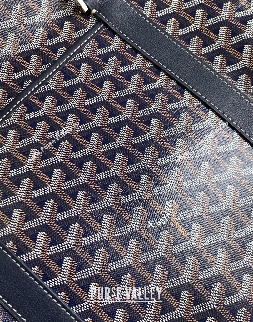 Goyard Bourgogne Briefcase Top Handle bag Navy Blue 2024 8825 (ZHANG-240527065)