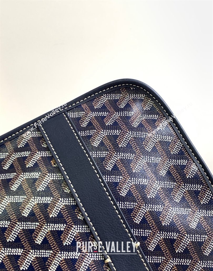 Goyard Bourgogne Briefcase Top Handle bag Navy Blue 2024 8825 (ZHANG-240527065)