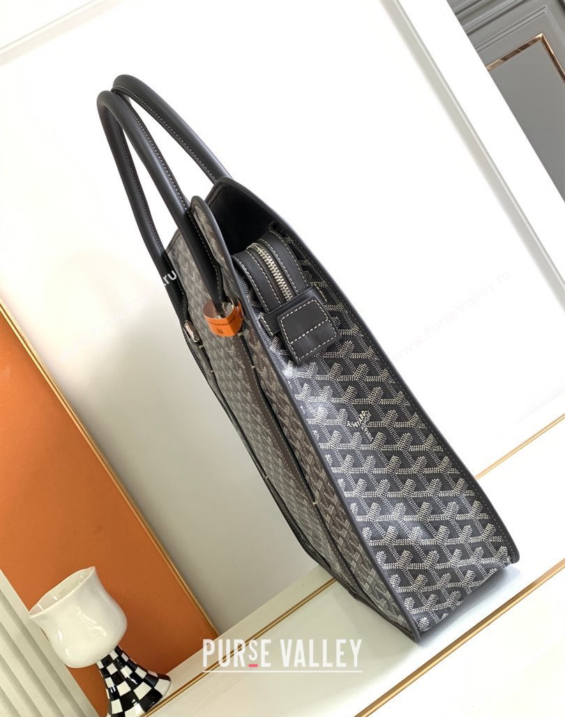 Goyard Bourgogne Briefcase Top Handle bag Grey 2024 8825 (ZHANG-240527066)