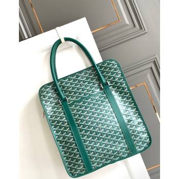 Goyard Bourgogne Briefcase Top Handle bag Green 2024 8825 (ZHANG-240527067)