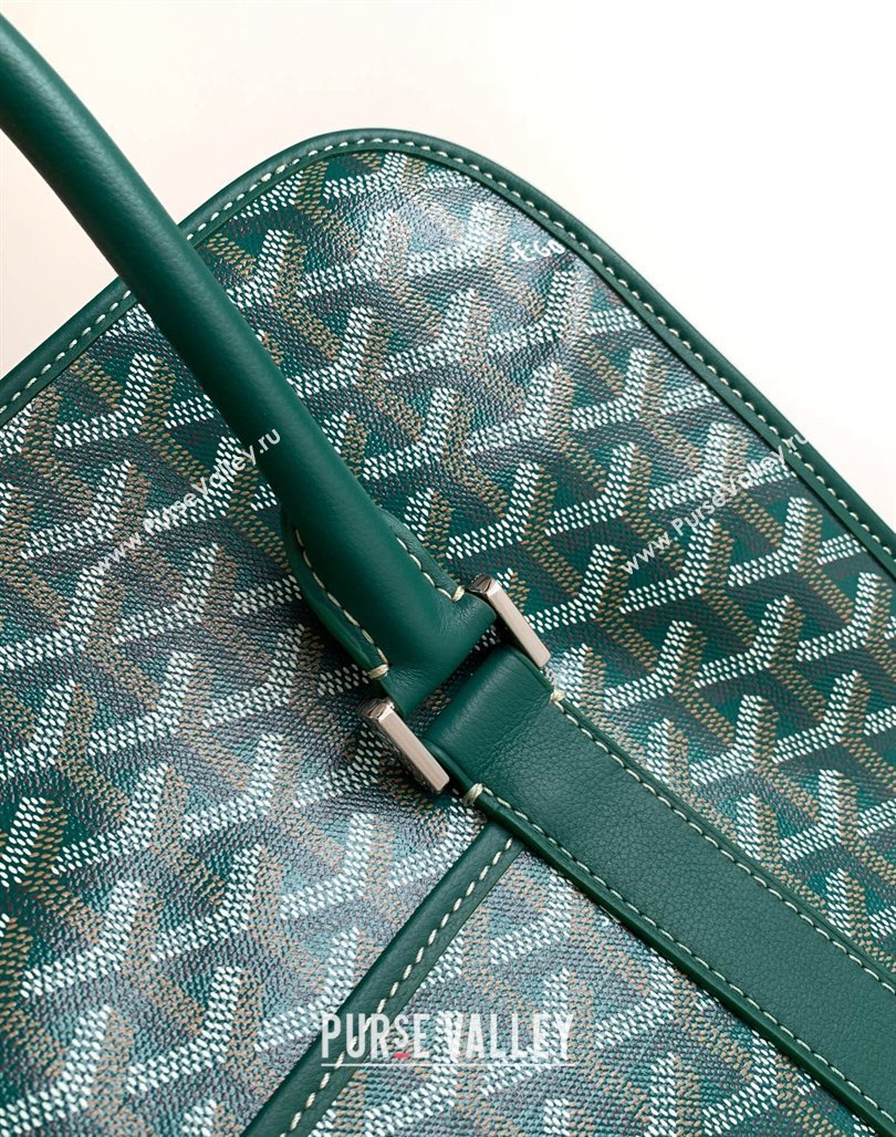 Goyard Bourgogne Briefcase Top Handle bag Green 2024 8825 (ZHANG-240527067)