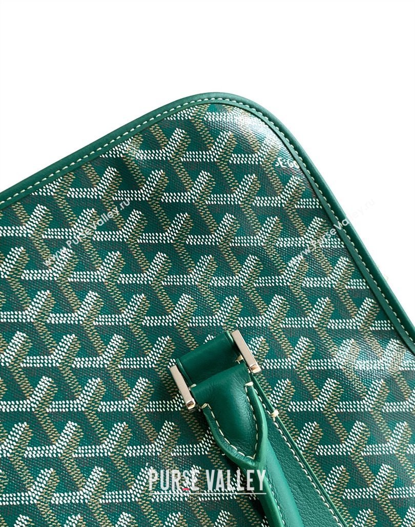 Goyard Bourgogne Briefcase Top Handle bag Green 2024 8825 (ZHANG-240527067)