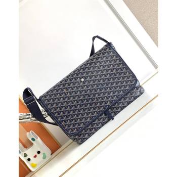 Goyard Capetien MM Messenger Bag Navy Blue 2024 8130 (ZHANG-240527068)