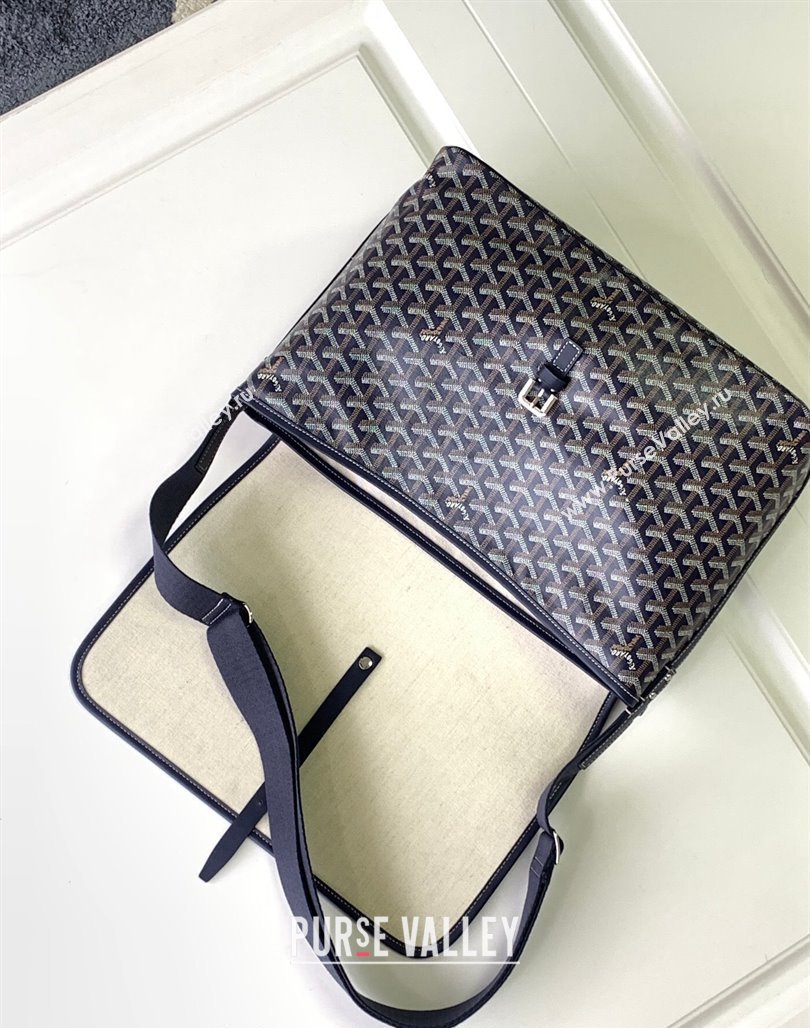 Goyard Capetien MM Messenger Bag Navy Blue 2024 8130 (ZHANG-240527068)