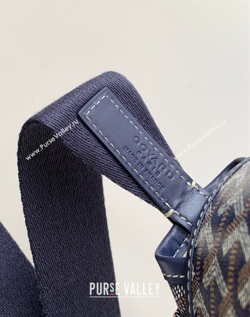 Goyard Capetien MM Messenger Bag Navy Blue 2024 8130 (ZHANG-240527068)