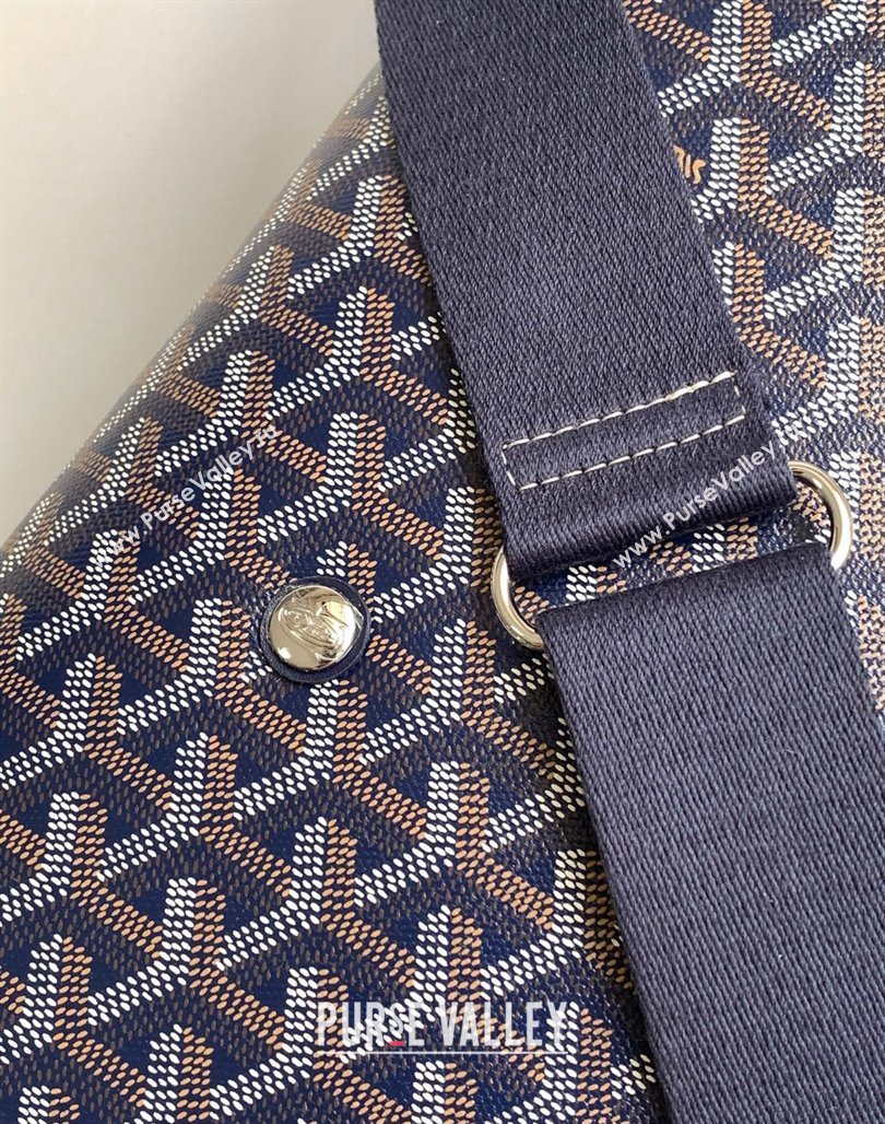 Goyard Capetien MM Messenger Bag Navy Blue 2024 8130 (ZHANG-240527068)