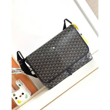 Goyard Capetien MM Messenger Bag Black 2024 8130 (ZHANG-240527069)