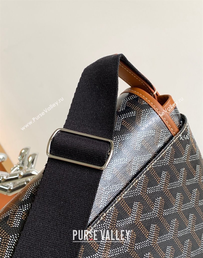 Goyard Capetien MM Messenger Bag Brown 2024 8130 (ZHANG-240527072)